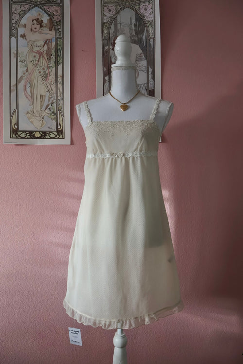 Impression White Slip Dress (S/M)